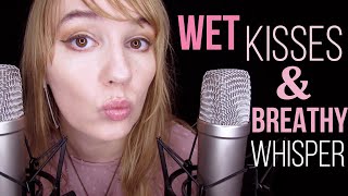 ASMR WET KISSING SOUNDS amp REPEATED TRIGGER WORDS BREATHY WHISPER [upl. by Neehsuan]