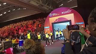 Top three teams at the 2023 Netball world cup closing ceremony [upl. by Hak]