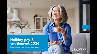 Changes to holiday pay and entitlement in 2024 [upl. by Anatnas562]