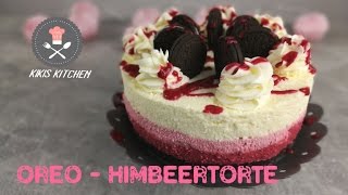 Oreo Himbeertorte  No Bake  Ombre Torte  Ohne Backen  Joghurtsahnetorte [upl. by Libove]