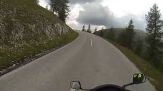 Motorradtour Nockalmstrasse Pass in Kärnten Imádok motorozni Yamaha FJ1200 [upl. by Hansel]