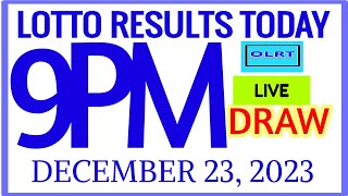 Lotto Results Today 9pm DRAW December 23 2023 swertres results [upl. by Decrem155]