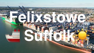 Felixstowe By Drone 4K [upl. by Celeski]