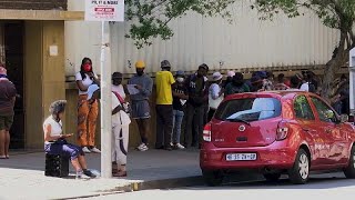 Unemployment rife in South Africa [upl. by Yeneffit257]