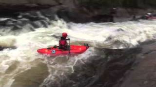 Moose River grade 5 white water canoeing [upl. by Gross]