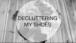 Decluttering My Shoes I PROJEKT MNMLSMS [upl. by Hibben]