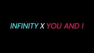 ♾ INFINITY X YOU AND I 🦋💜  🤞🏻Lyrics Status 💙  BYSIDDHARTH EDITZZ  viral youtubeshorts status [upl. by Joselow]