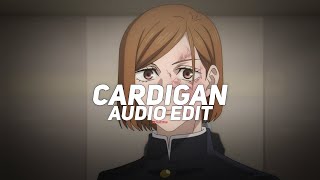 cardigan tiktok version  taylor swift edit audio  reverbslowed [upl. by Granoff]