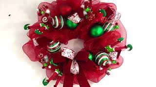 EASY Deco Mesh Wreath Tutorial [upl. by Cutcheon429]