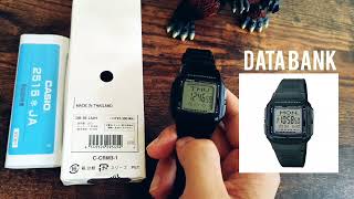 casio db36 databank best value digital watch [upl. by Ysset250]