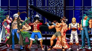 KOF Mugen Dream Battle  Pirates One Piece vs Fatal Fury  4vs4 [upl. by Oni]