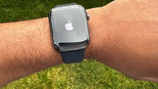 Apple Watch Series 9  Graphite 45mm Unboxing [upl. by Acnalb]