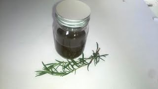 How to make a Rosemary Tincture and Healing Rosemary Ointment for dry amp cracked skin [upl. by Romeu]