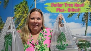 DOLLAR TREE AND OLLIES HAUL THE THINGS I PICKED UP IN FLORIDA [upl. by Rudman134]