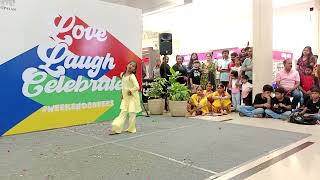 Gopalan mall event dance  NAVISHA [upl. by Enelyam704]