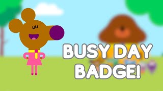 Busy Day Badge with Norrie  Hey Duggee Games [upl. by Ytak]