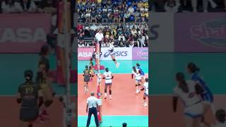 WHAT A SET BY TAKS FUJIMOTO TO LYANN DE GUZMAN ateneo volleyball haikyuu setter philippines [upl. by Sherrill]