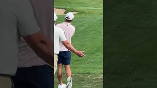 Collin Morikawas onehanded range swings are too pure TaylorMade shorts [upl. by Myk]