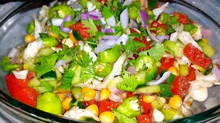 American Corn Salad  Healthy Tasty American Corn Salad  The Best Corn Salad By Desi Khane [upl. by Ofella924]