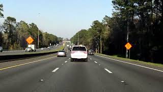 Interstate 10  Florida Exits 192 to 203 eastbound [upl. by Yecart436]