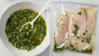 Quick Cilantro Lime Chicken Marinade [upl. by Aicre]