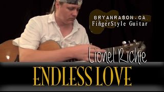 Lionel Richie Endless Love  Bryan Rason  Acoustic Guitar [upl. by Emirej]