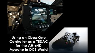 Using an Xbox One controller as a TEDAC for the AH64D Apache in DCS World [upl. by Merta]