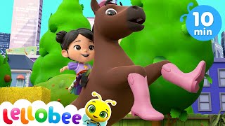 Accidents Happen Boo Boo Song 🌻Lellobee City Farm Nursery Rhymes for kids [upl. by Philbert]