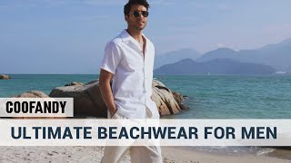 The Ultimate Beachwear for Men  Coofandy Mens Fashion [upl. by Ainoyek]