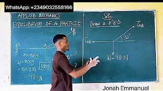 Equilibrium of Forces 1 Equilibrium of Particles  Applied Mechanics equilibrium solidmechanics [upl. by Slyke]