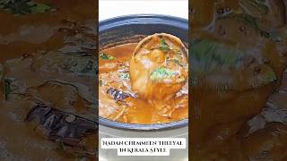 Nadan Chemmeen Theeyal In Kerala Styleprawns food chemmeentheeyal kerala coconutpaste Nadan [upl. by Aleacim]