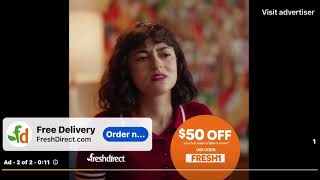 Fresh Direct September 2023 YouTube Ad [upl. by Hazlip]