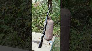 Browning Pump Shotgun 10 gauge vs LP Tank [upl. by Ettegdirb]