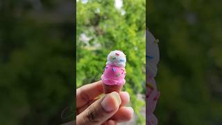 Clay Icecream 🍨 makingDIY shorts icecream polymerclay [upl. by Gnilrits]