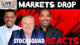 Market Drop 🚨 Stock Squad Reacts [upl. by Enajiram299]