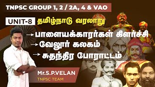 TNPSC Unit 8 Full Revision in Tamil and English  Group 124 amp VAO  SP Velan   Veranda Race [upl. by Latricia]