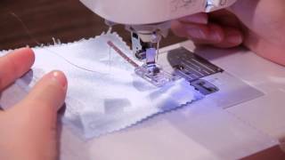 How To Use A Satin Stitch Foot [upl. by Sang103]