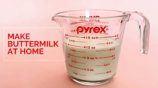 How to make Buttermilk at Home  2 simple ingredients [upl. by Ariana]