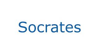 How To Pronounce Socrates With Greek Accent [upl. by Linnette]