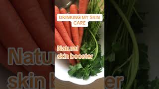 DRINKING MY SKIN CARE  CARROT PARSLEY JUICE  SKIN BOOSTER [upl. by Ku7]