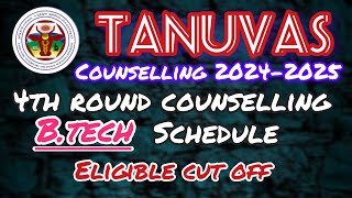 TANUVAS COUNSELING 2024B TECH 4TH ROUNDSUBSCRIBE [upl. by Shara23]