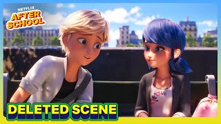 Marinette  Adrien 😍 DELETED SCENE  Miraculous Ladybug amp Cat Noir The Movie  Netflix [upl. by Kcirederf447]