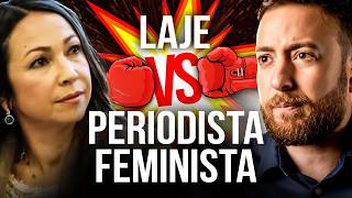 🔥 Volvieron los DEBATES Agustín Laje vs Periodista Feminista [upl. by Annayar]