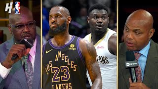 Inside the NBA previews Pelicans vs Lakers Semis in Vegas 🔥 [upl. by Anuait507]