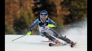 Mikaela Shiffrin wins slalom Zagreb 2013 [upl. by Janie]