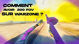 FR COMMENT AVOIR 200 FOV SUR WARZONE CastroUnlocks FOV TOOL [upl. by Akym]