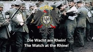 quotDie Wacht am Rheinquot  German Patriotic Anthem [upl. by Uoliram]