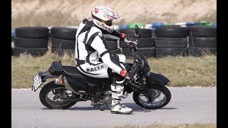 Kawasaki D Tracker 125 exhaust sound compilation [upl. by Steinke]