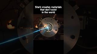 Stark creates materials that don’t exist in the world  Iron Man 2 [upl. by Yeniffit]