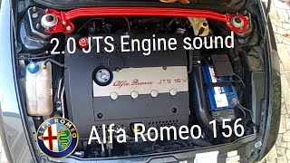 Alfa Romeo 156 20 JTS engine sound CAI  Exhaust [upl. by Salene226]